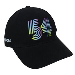 LIV Golf 54 Snapback Hat Mens OSFA Black Rainbow Graphic Fairway Fashion Dad Cap